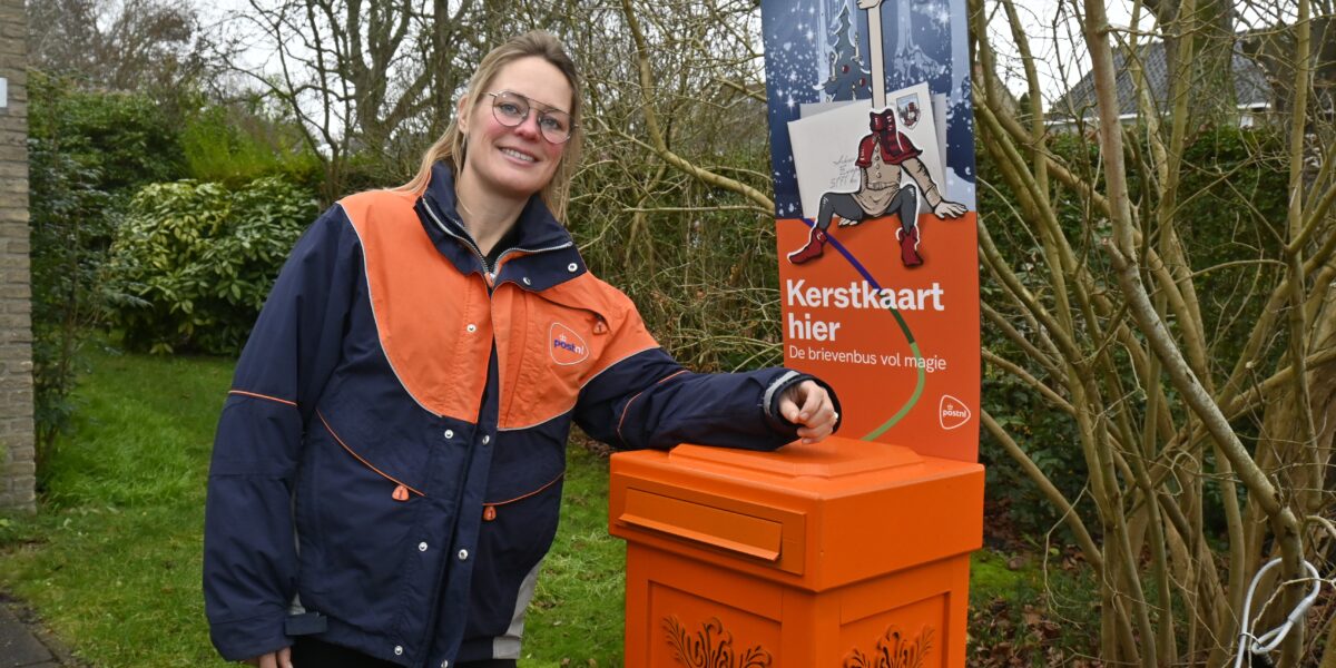 Voorschoten heeft een 'magische kerstbrievenbus'