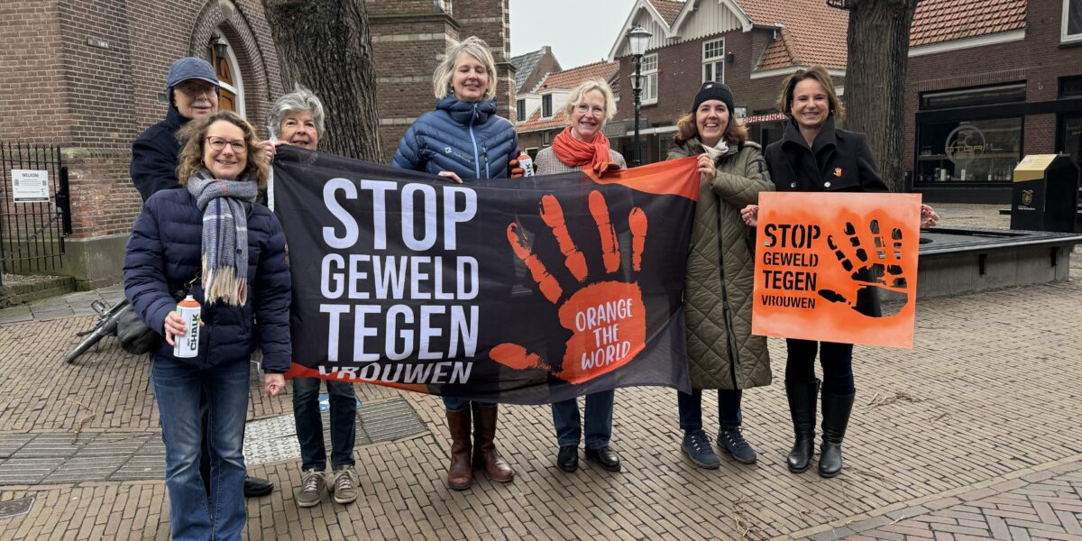 Ook Voorschoten staat stil bij actie 'Orange the World'