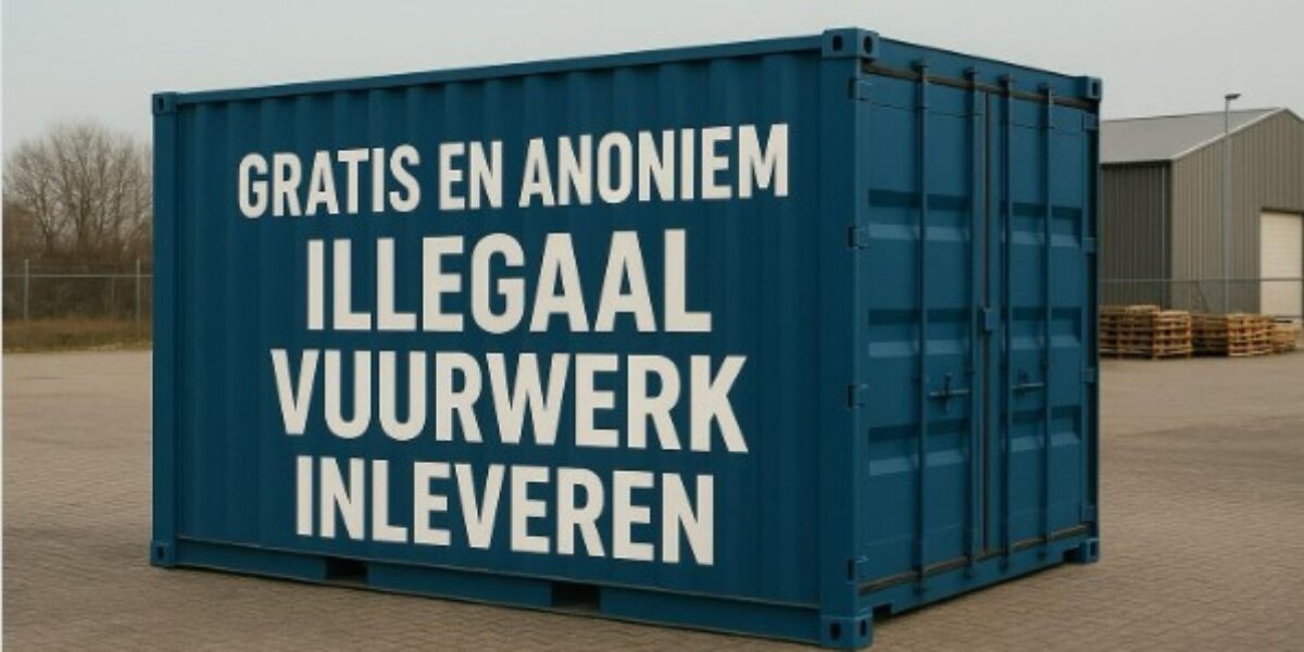 Leidse regio kan anoniem illegaal vuurwerk inleveren in Voorschoten