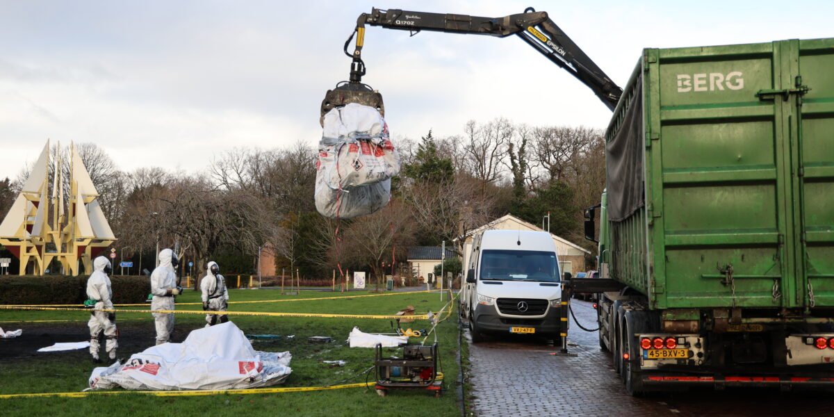Asbest gevonden bij uitgebrande caravan in Warmond