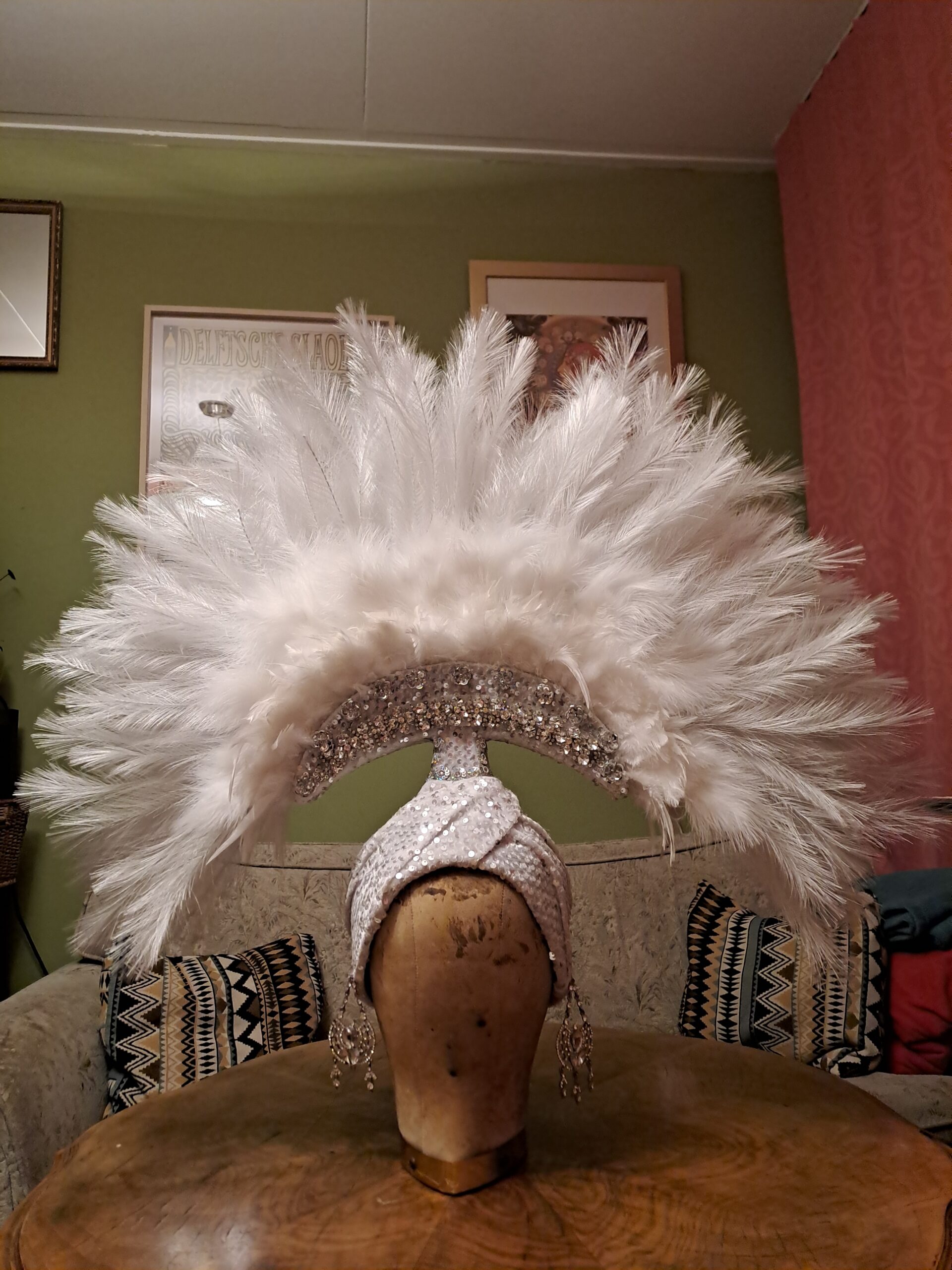 Hoofdtooi voor de Musical Josphine Baker. (Foto: Nikki Steenbergen)