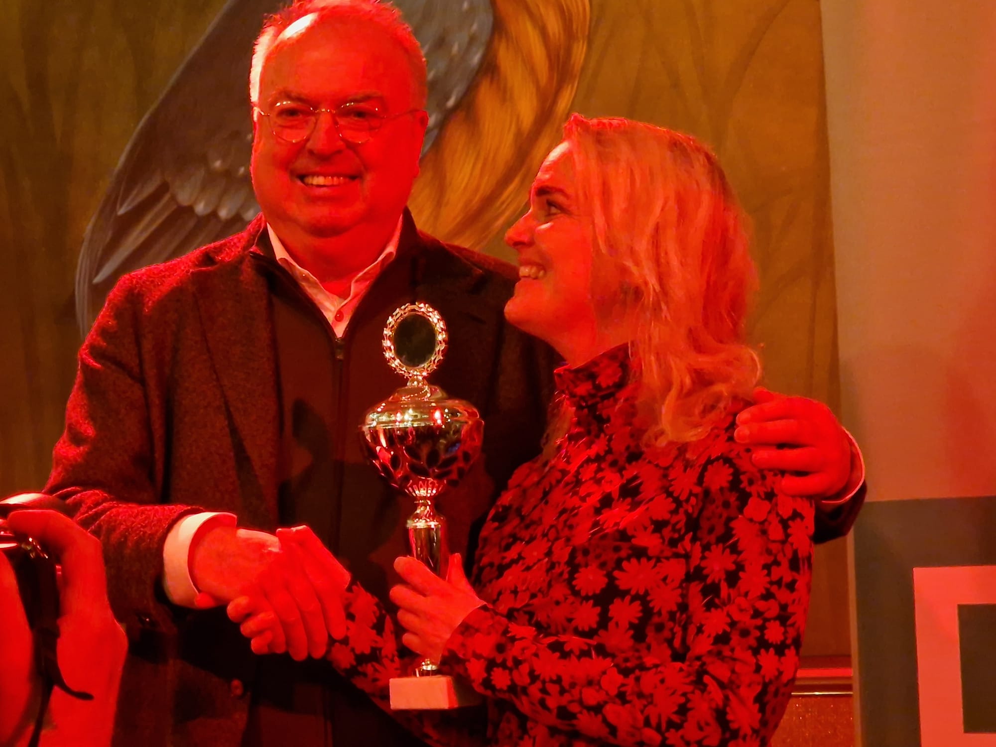 Peter van der Velden en Lianne Raat