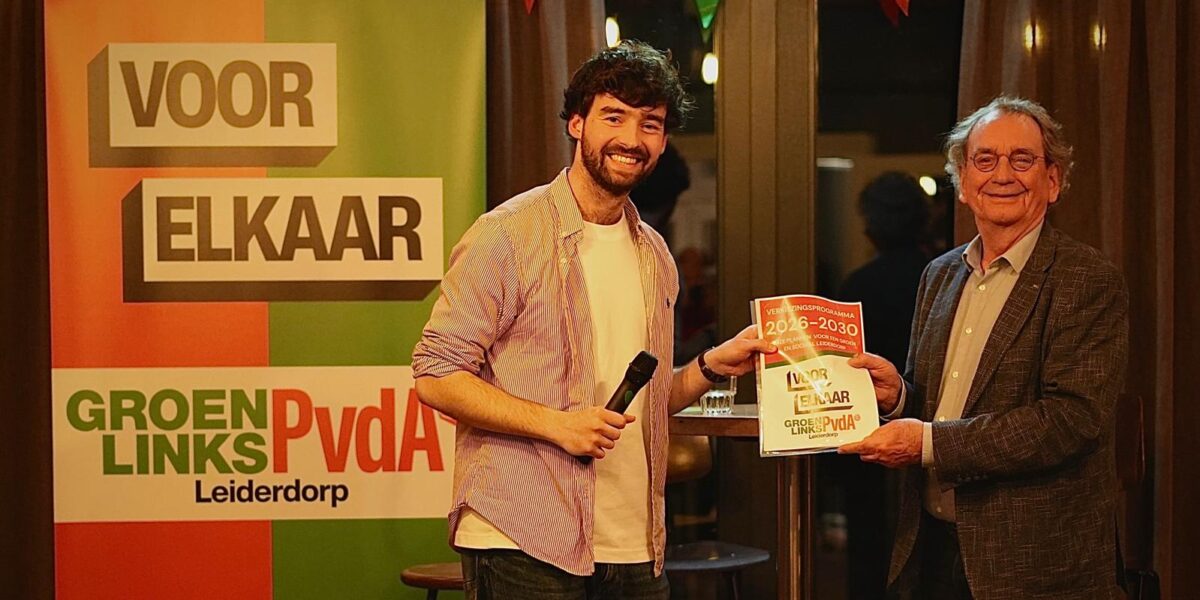 GroenLinks-PvdA Leiderdorp lanceert programma op feestelijke kick-off