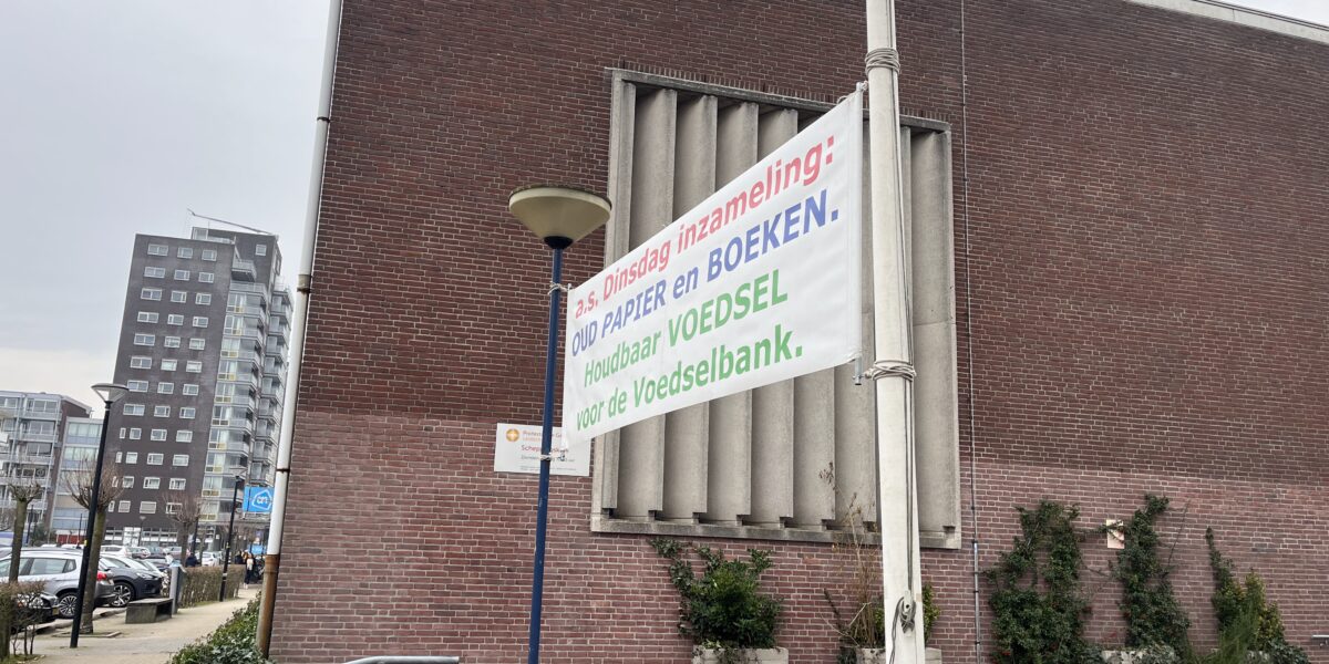 Scheppingskerk Leiderdorp steunt Voedselbank met maandelijkse inzameling