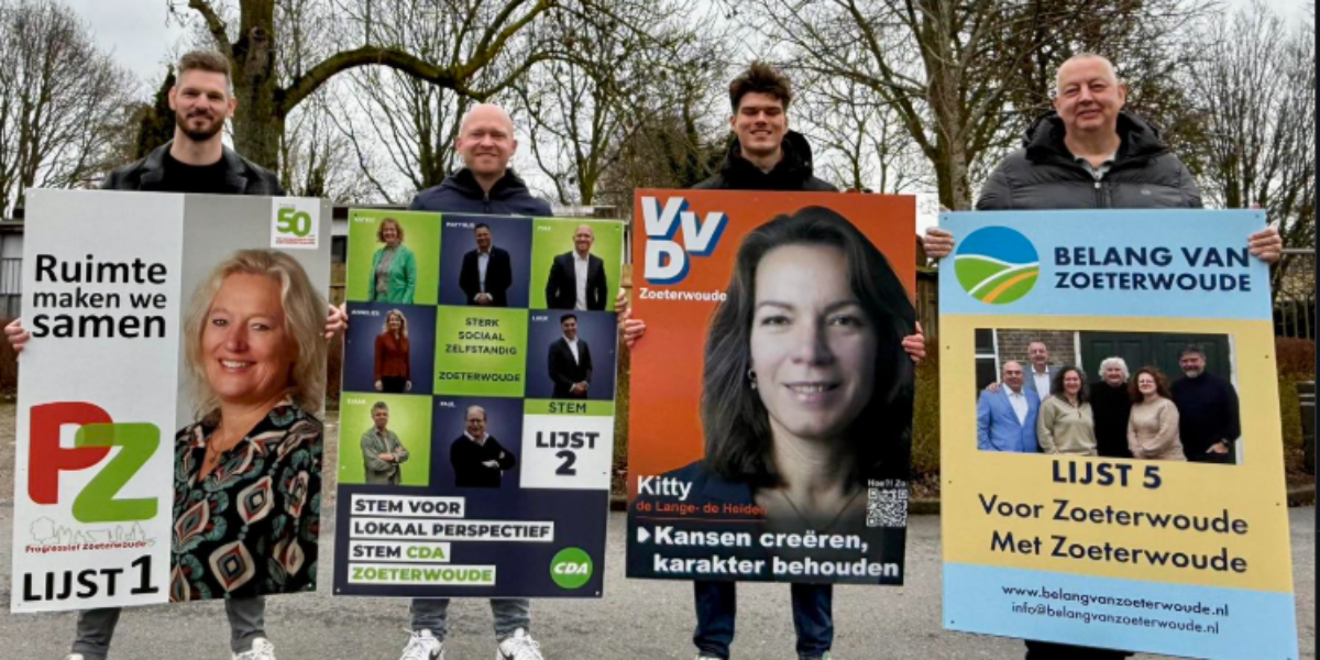 Eerste verkennend gesprek lijsttrekkers Zoeterwoude