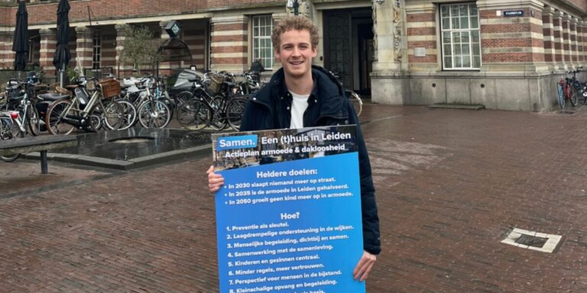 ChristenUnie Leiden presenteert tienpuntenplan tegen armoede en dakloosheid