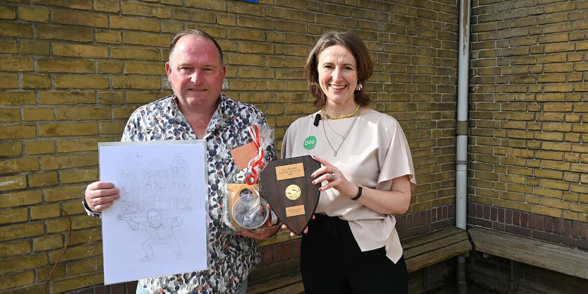 Rinus Moerkens Leids conciërge van het jaar