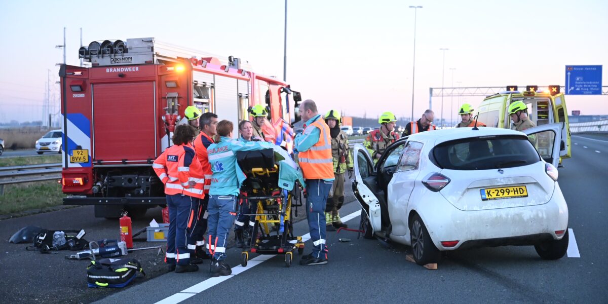 Snelweg A4 dicht ba ernstig ongeval