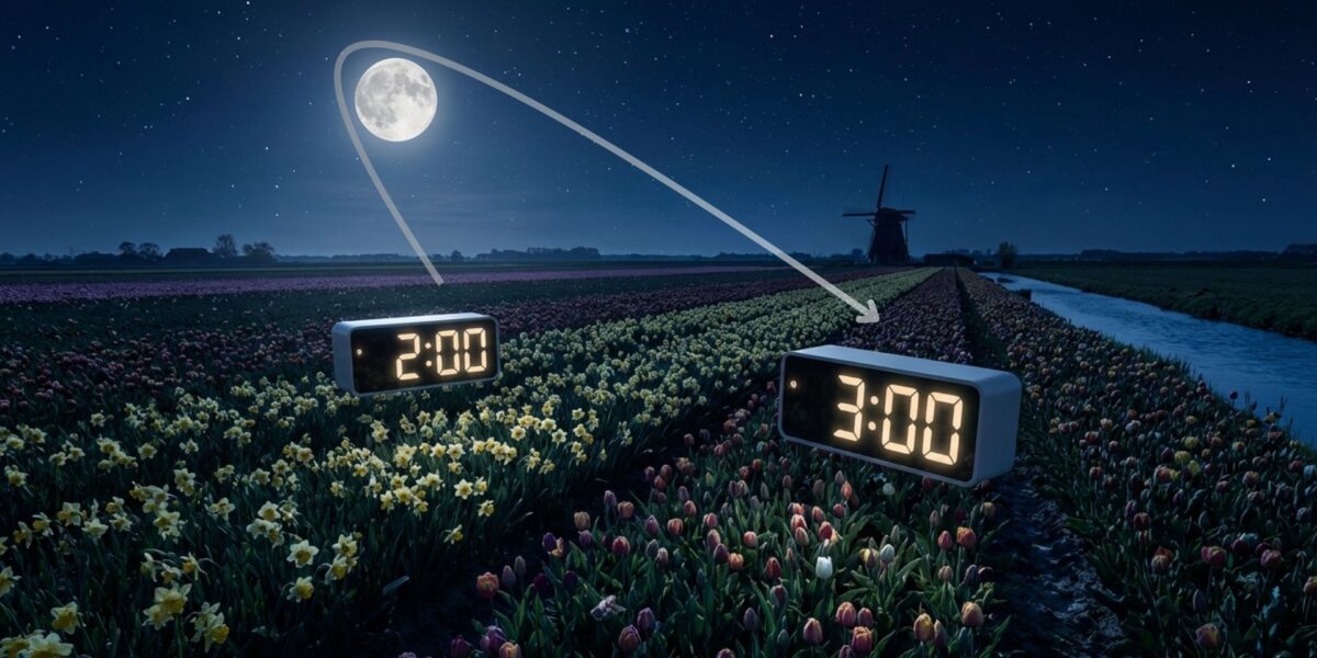 Zomertijd gaat in: klok uur vooruit