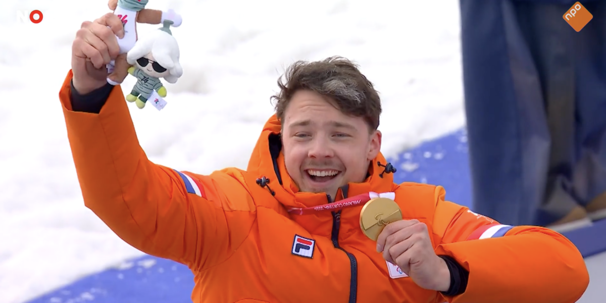 Paralympiër Jeroen Kampschreur wint derde gouden plak