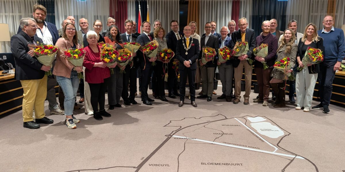 Oegstgeest neemt afscheid van oude gemeenteraad