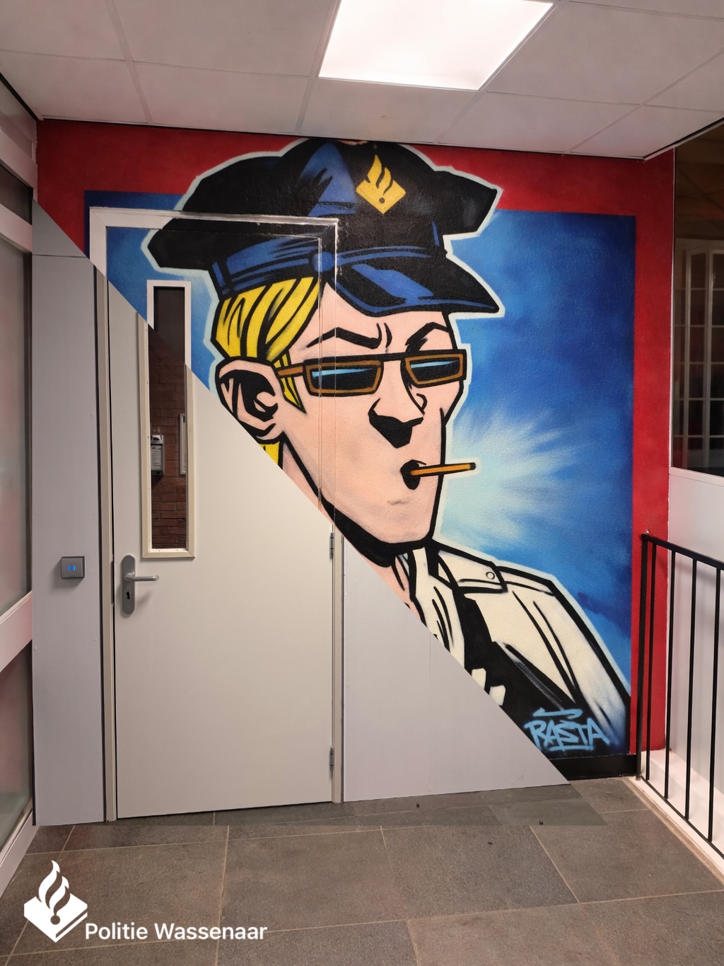 Bewerkte deur voorbeeld