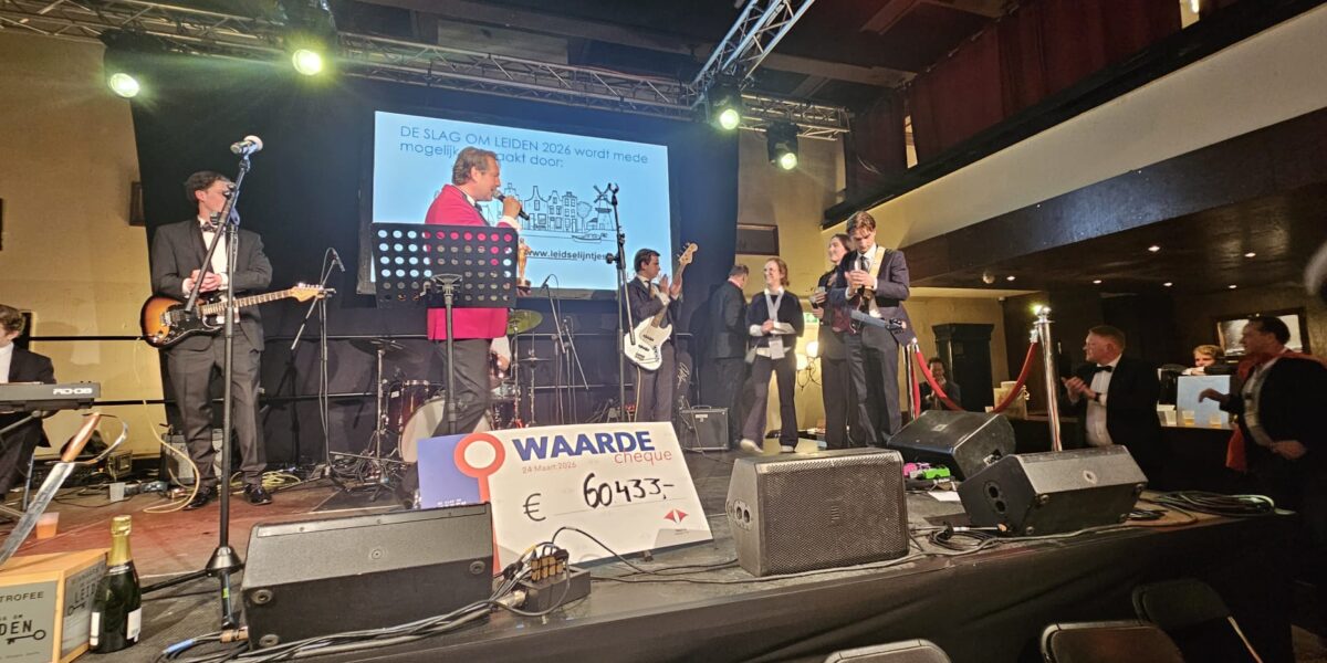 Slag om Leiden haalt ruim 60.000 euro op voor hospice Issoria