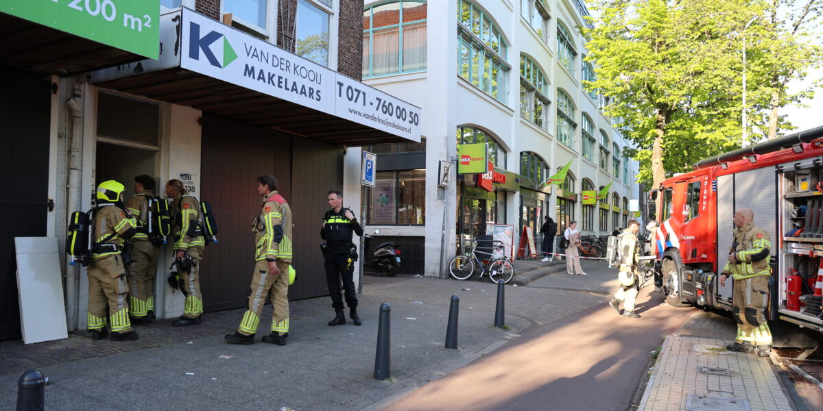 Brand in meterkast van pand aan Levendaal