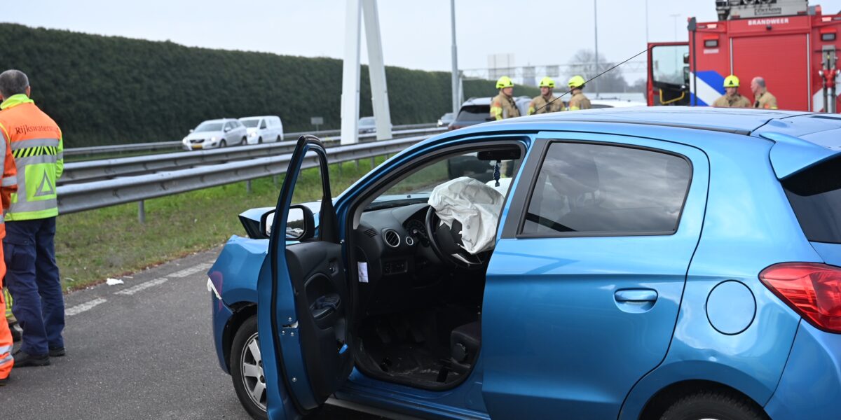 Gewonde bij botsing op A4 bij Leiderdorp