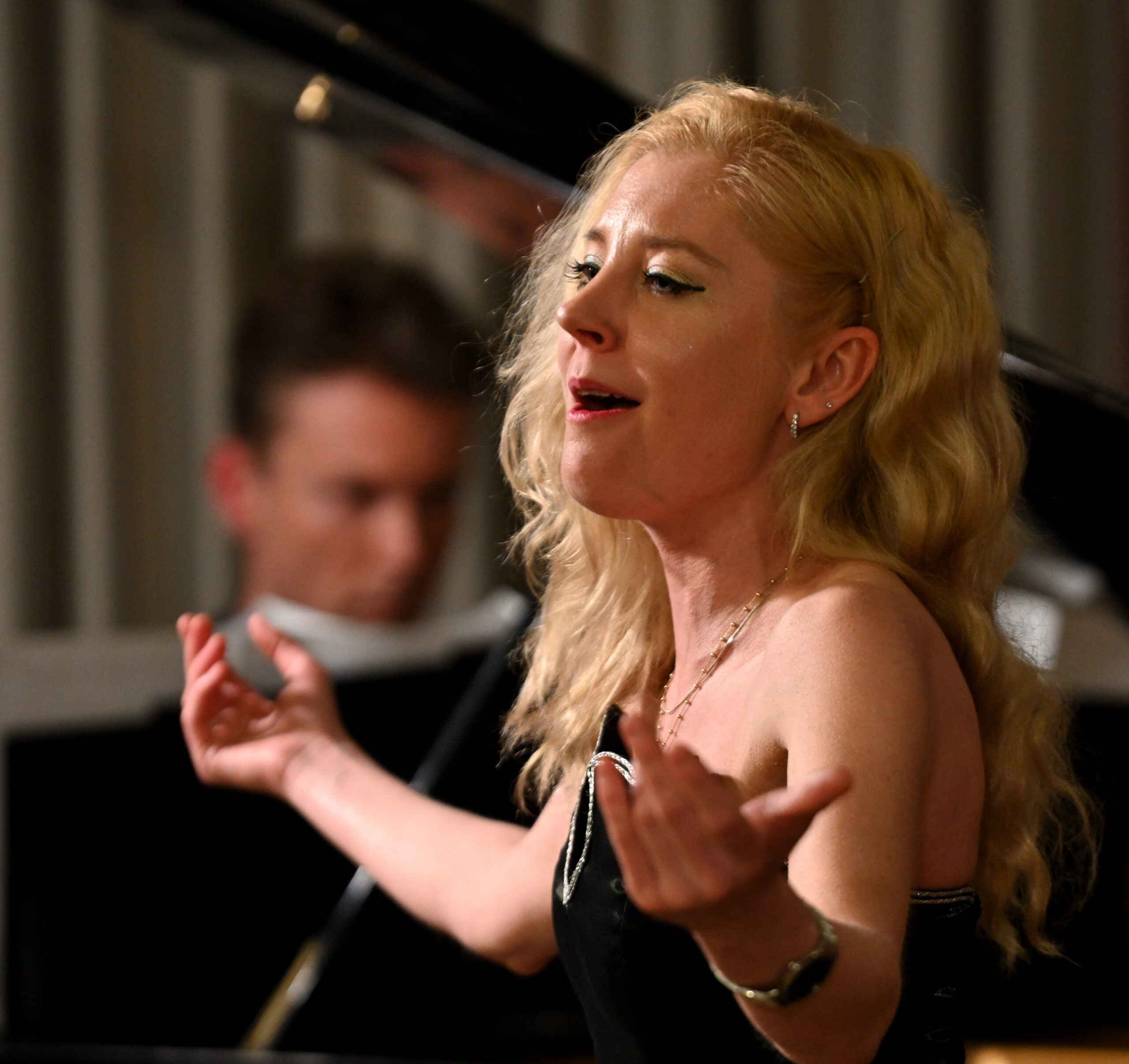 Sopraan Nathallia Cioban en pianist Sebastiaan van Denderen