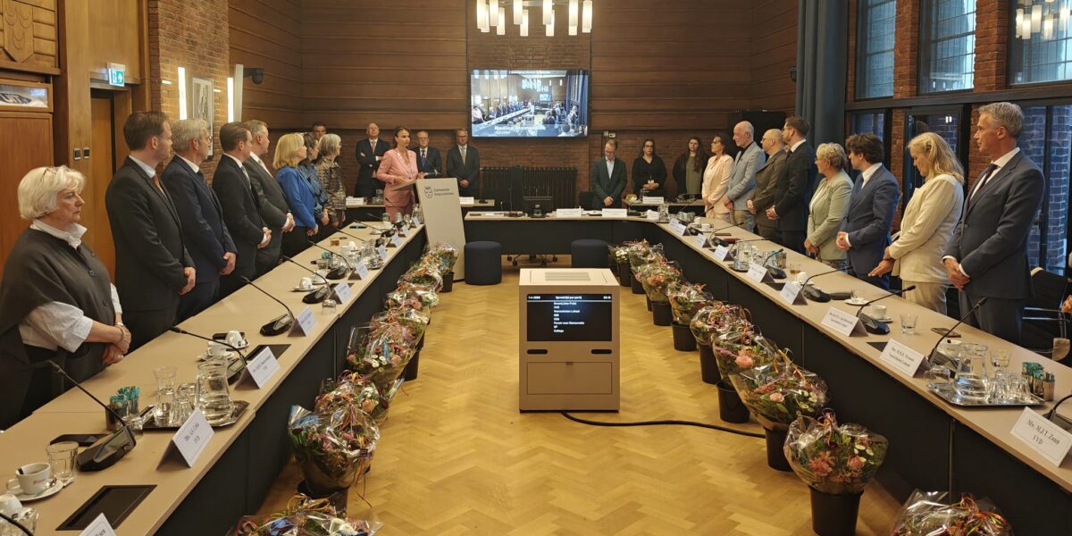 Nieuwe gemeenteraad Voorschoten beëdigd