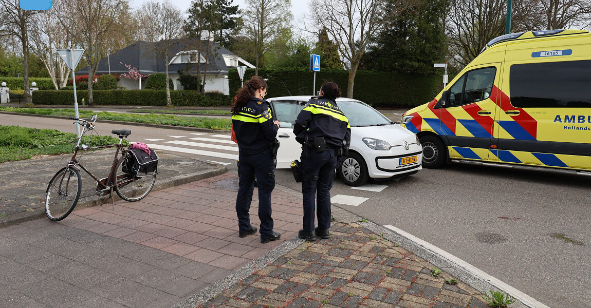 Fietser gewond bij aanrijding in Oegstgeest