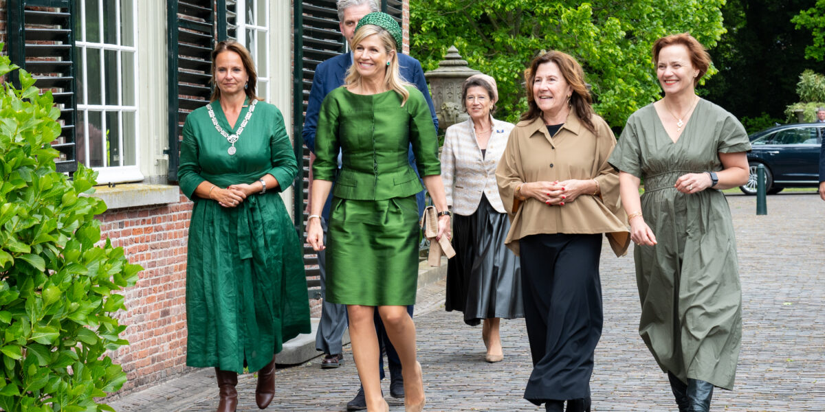 Koningin Máxima op bezoek bij jarig Duivenvoorde