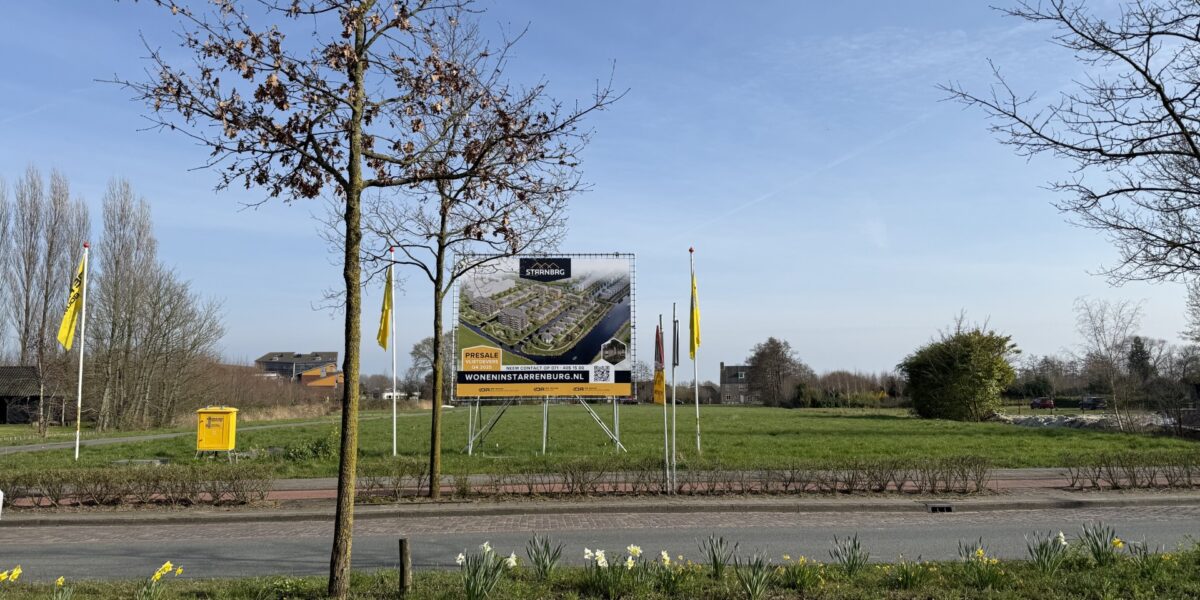 Toch staalslakken in bouwweg Voorschotens nieuwbouwproject Starrenburg III