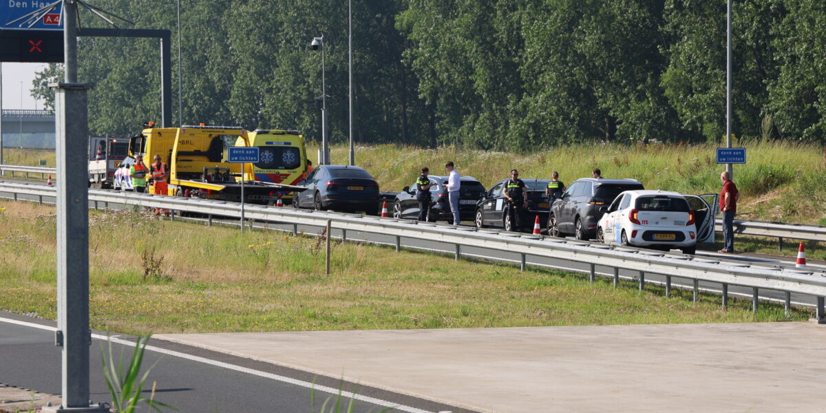 Gewonde bij kopstaart-aanrijding op N434