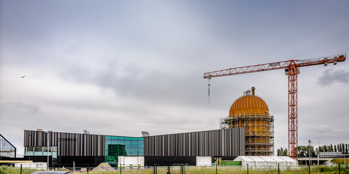Warmtecentrale De Sleutel bereikt hoogste punt