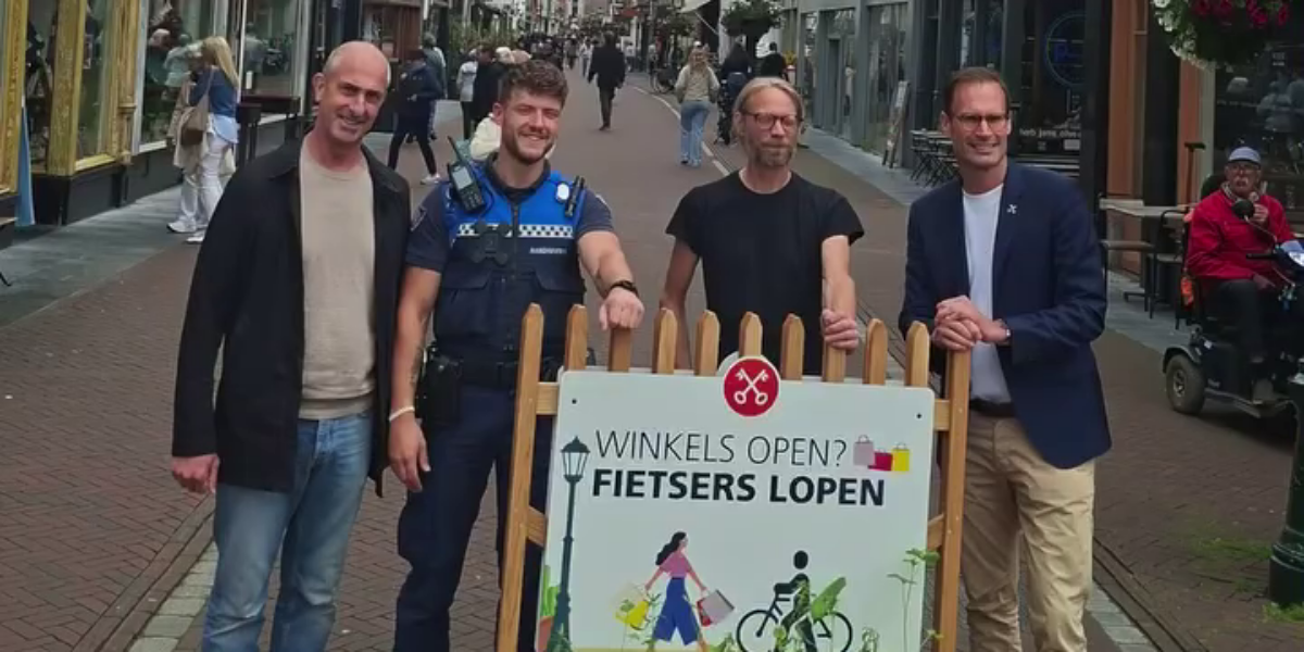 Haarlemmerstraat vanaf vandaag: Winkels open? Fietsers Lopen!