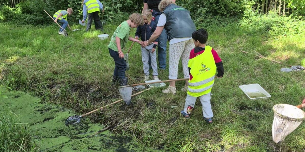 Feest in Natuurspeeltuin in Leiderdorp