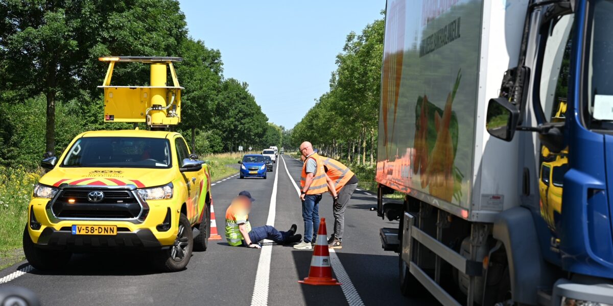 Provinciemedewerker aangereden bij afhandeling ongeval in Leiderdorp