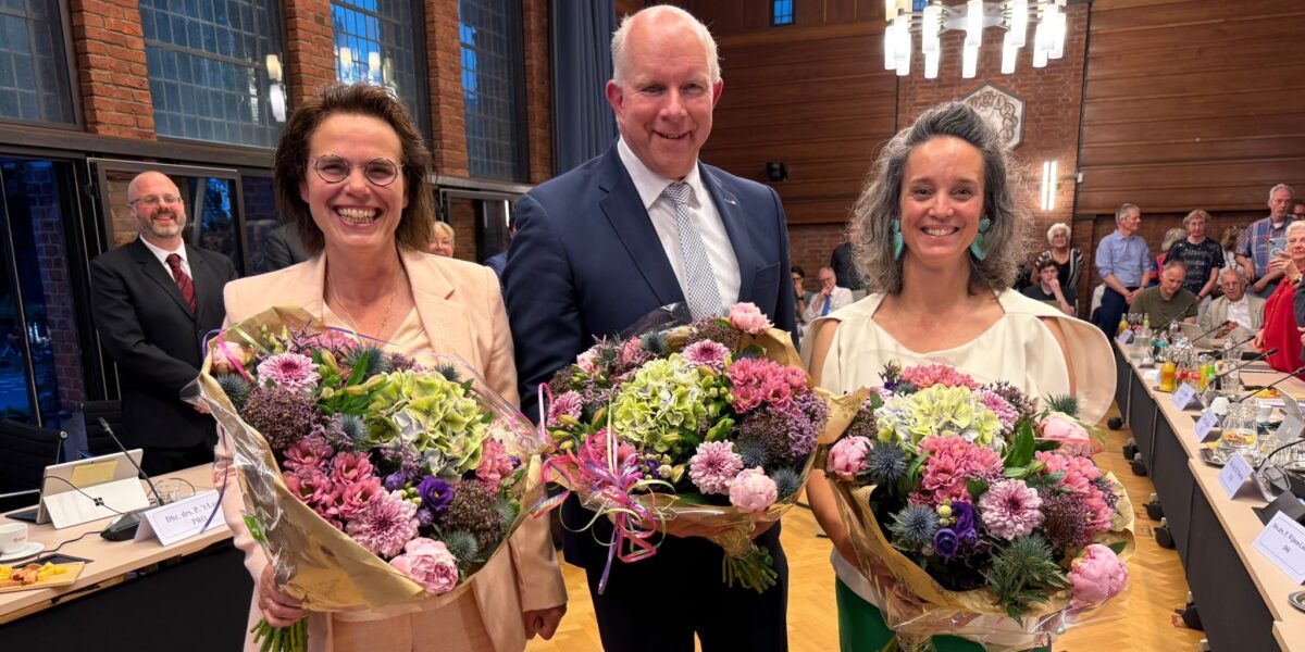 Nieuwe wethouders Voorschoten beëdigd