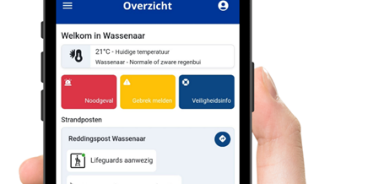 Veiligheidsinformatie stranden Wassenaar, Katwijk en Noordwijk op Strand-App