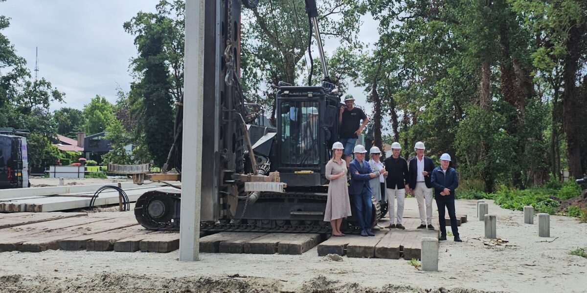 Officiële aftrap villapark Ganzeneiland