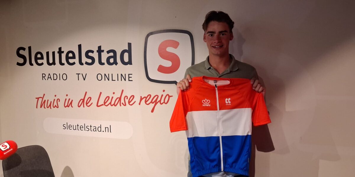 Leidse Teije van den Burgh kampioen tijdrijden junioren