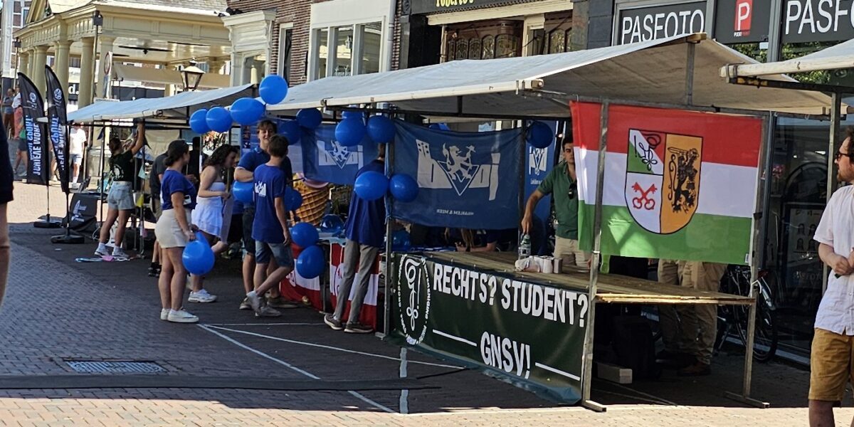 GNSV geweerd van introductiemarkt Nijmegen, in Leiden nog wel welkom