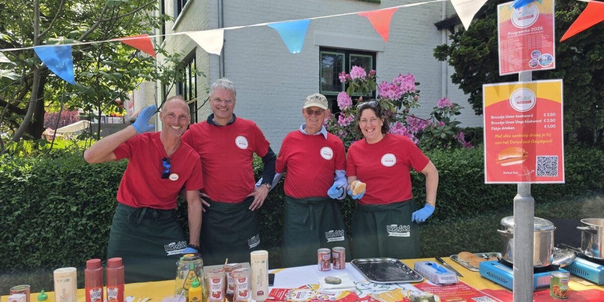 Dorpsfeest Oegstgeest zoekt nog vrijwilligers