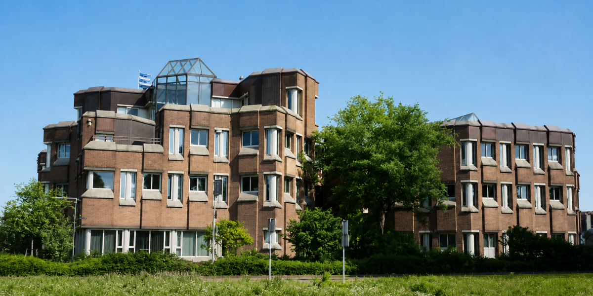 Plannen voor zeventig tot tachtig woningen bij oude gemeentehuis Leiderdorp