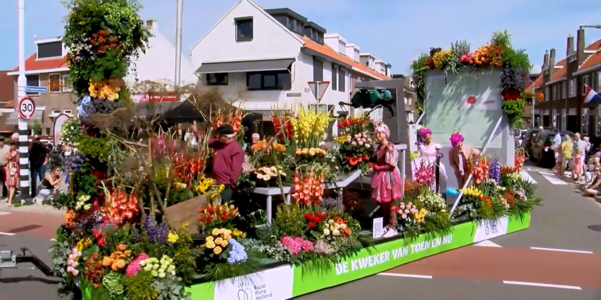 Flower Parade Rijnsburg live op RTV Katwijk en Sleutelstad
