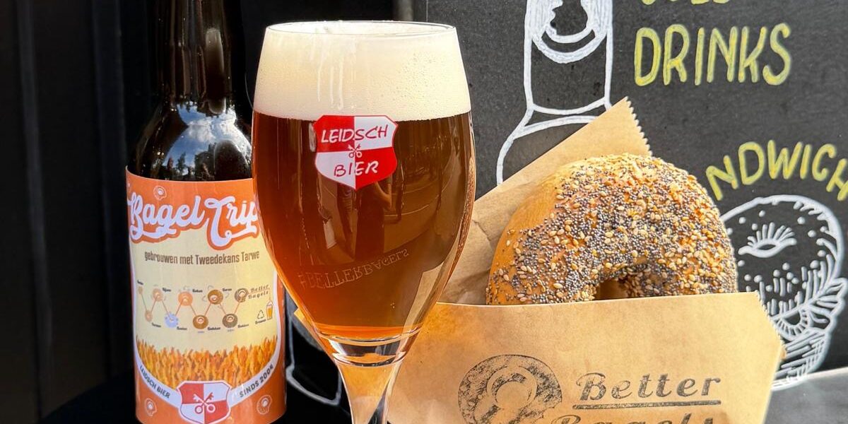 Leidse ondernemers brouwen bier van overgebleven bagels