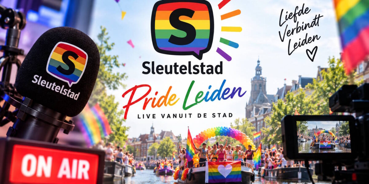 Pride Leiden: botenparade live bij Sleutelstad en RTV Katwijk