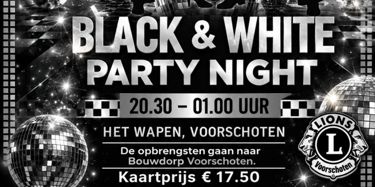 Black and White Party Night