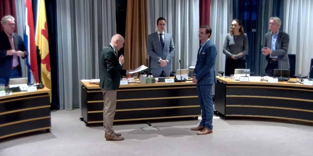 Daan Jacobs nieuw raadslid Oegstgeest, oud-wethouder keert terug als commissielid