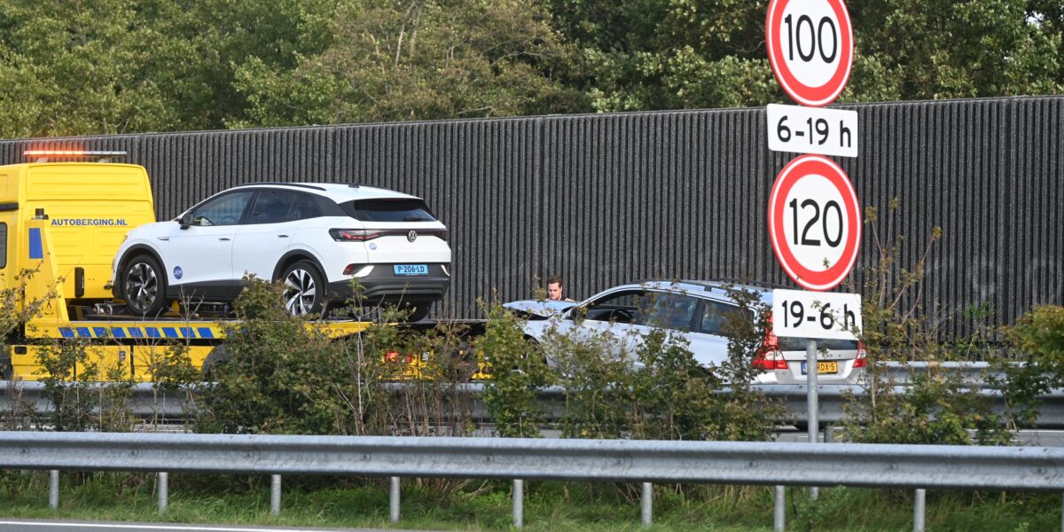 Kilometerslange file na ongeluk bij N434