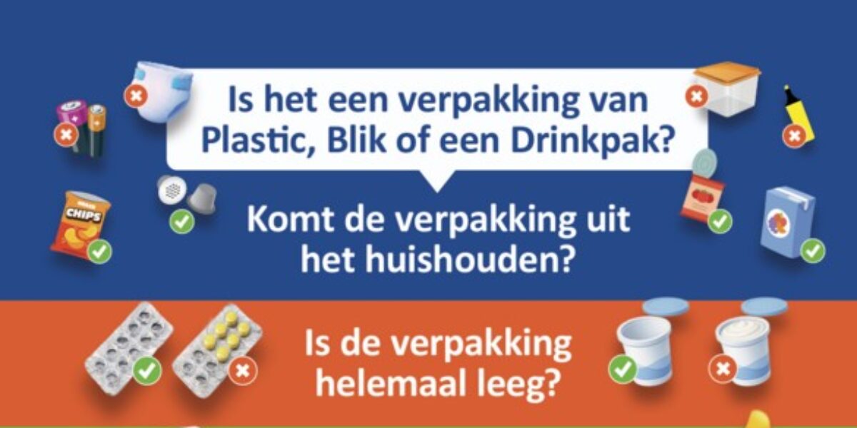 Sticker op PBD-containers helpt Zoeterwoudenaren afval scheiden